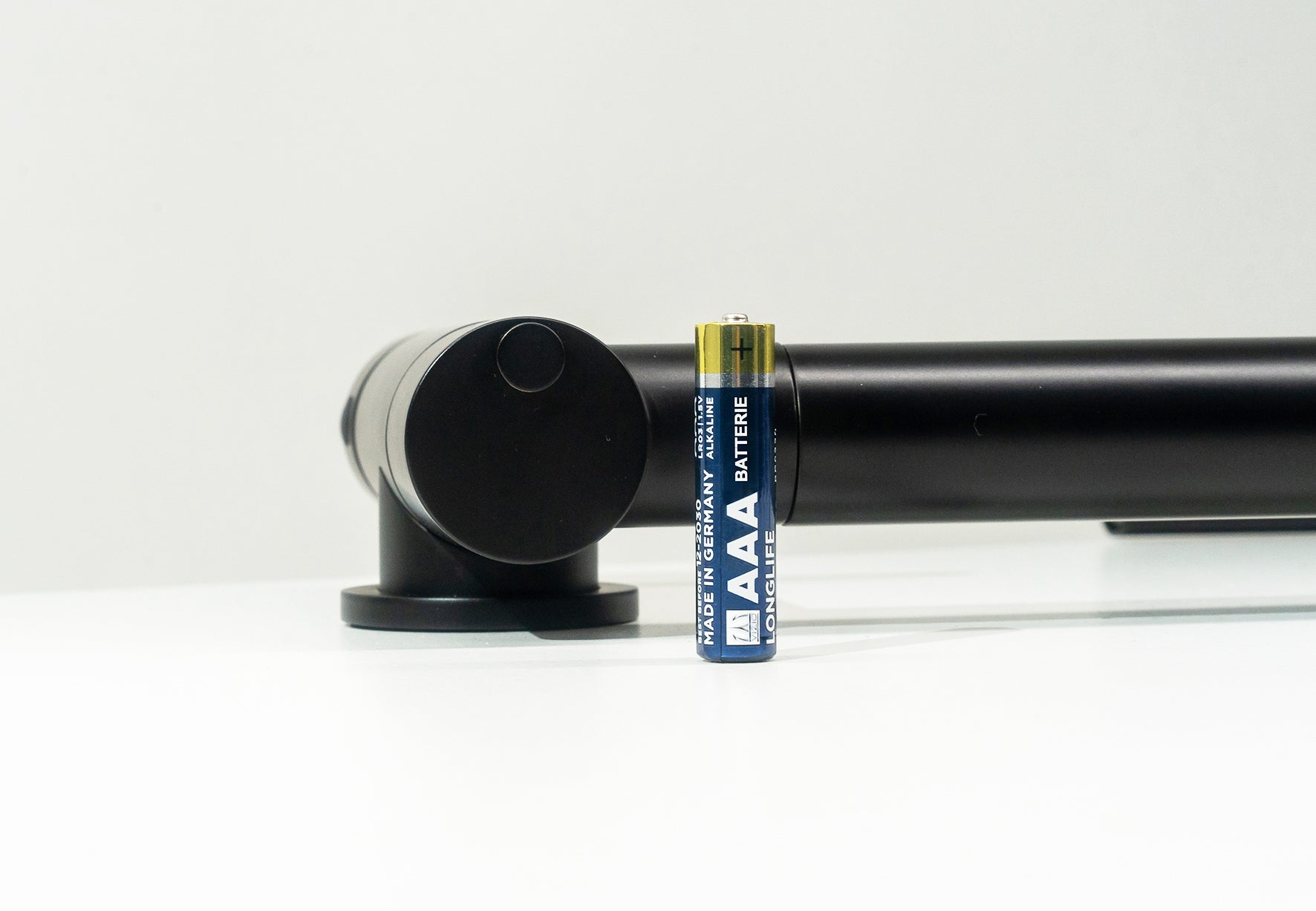 If a AAA Battery will fit under the window, then also a VIZIO tap will fit!