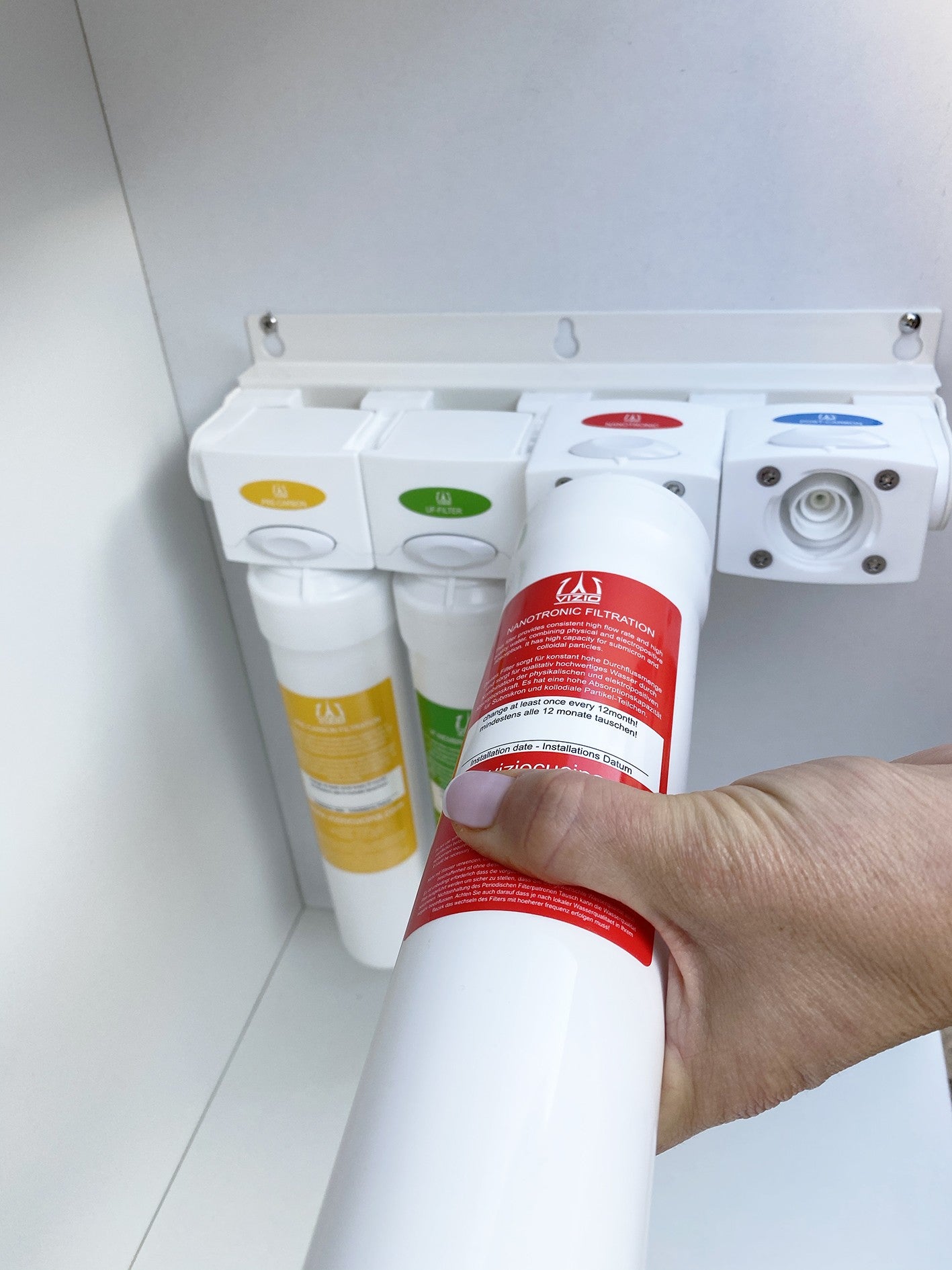 4-Stage Activated Carbon Water Filtration System – Complete Home Drinking Water Filter for 1 Year of Pure, Fresh Water