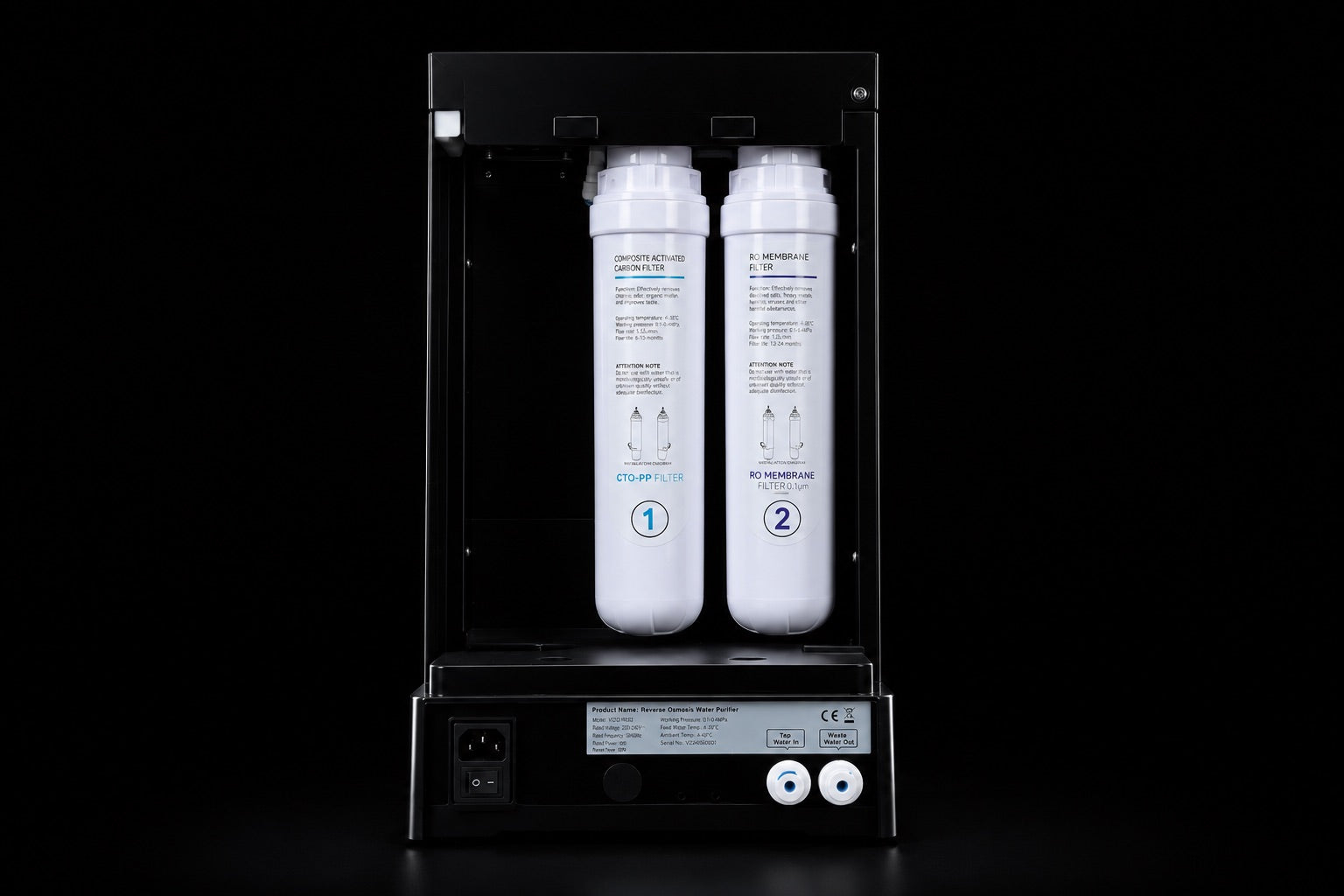 H2OMaster Countertop RO Filter & Sparkling Machine