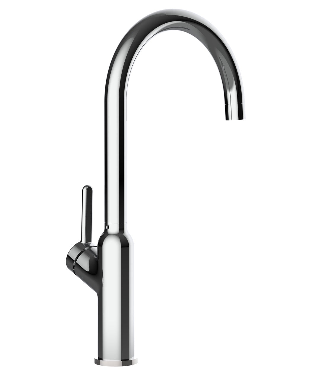 Rubinetto cucina monocomando, BOD, canna a U girevole a 360°, Cromato