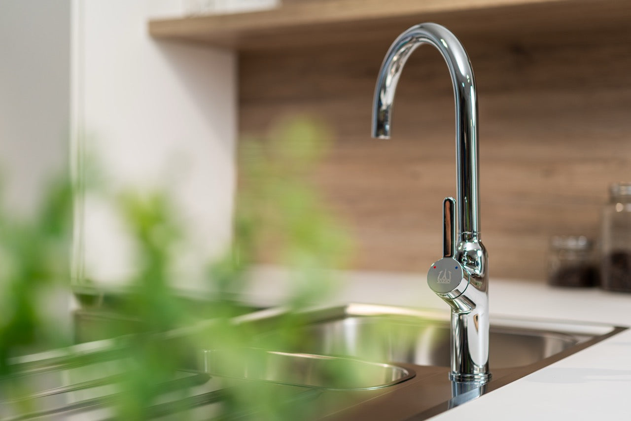 Rubinetto cucina monocomando, BOD, canna a U girevole a 360°, Cromato