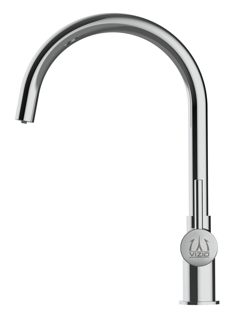 3 Way Kitchen Filter Tap in Solid STAINLESS STEEL, with 360° Swivel U-Spout, Polished