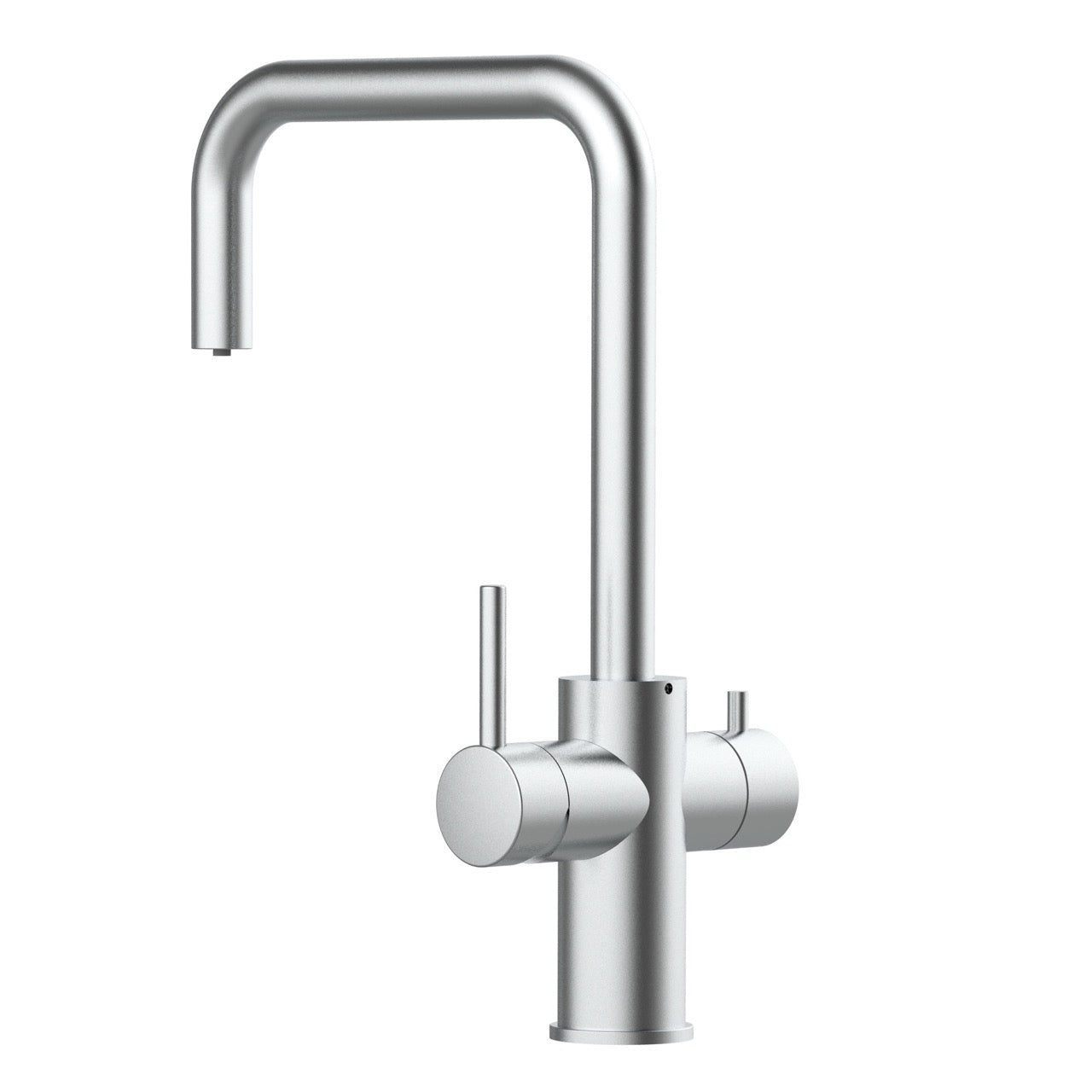 5 Way Kitchen Filter Tap in Solid STAINLESS STEEL, with 360° Swivel N-Spout, Brushed