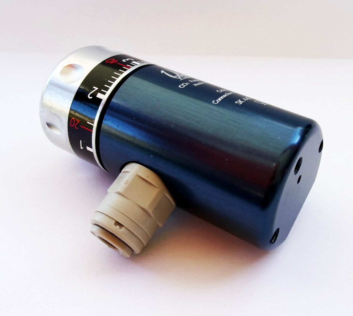 Reductor de presión de CO₂ para conexión de cilindro ACME (compatible con SodaStream)