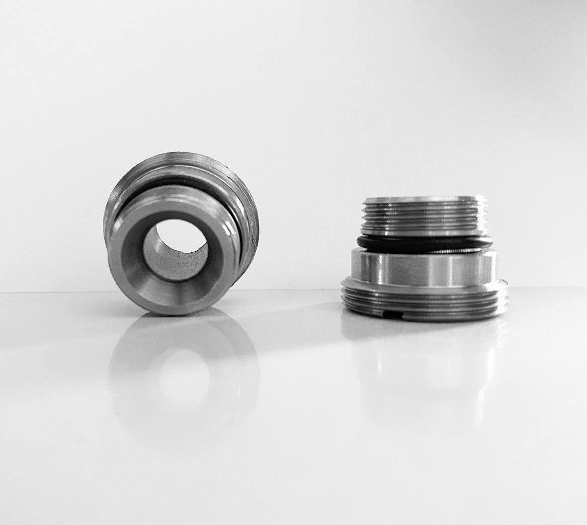 Stainless Steel V4A (AISI 316) Adapter for Water Whirler M16,5x1 to M22x1 Thread