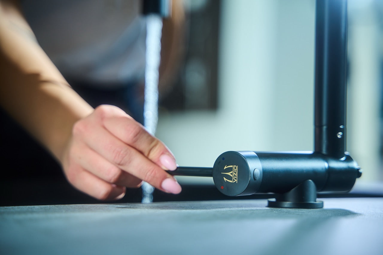 Under Window Kitchen Tap, folding spout to reach 4,5 cm, with 360° swivel spout and 2-jets removable Spray, Matte Black