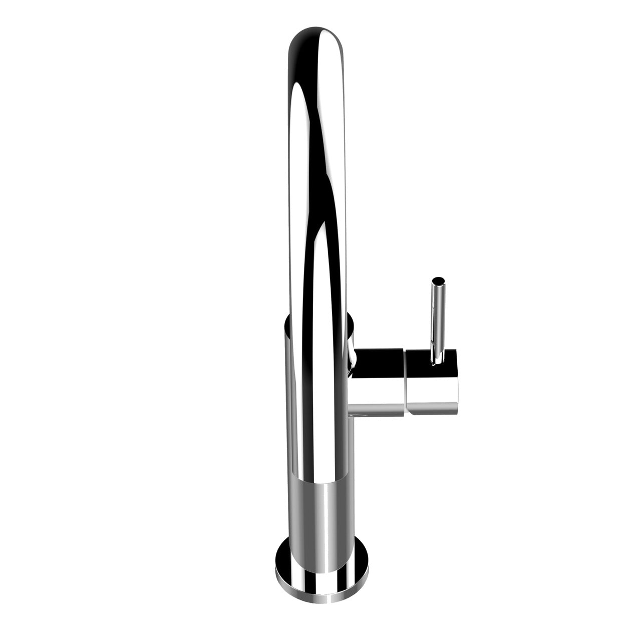Kitchen Tap, Single lever, TC, with 360° swivel U-Spout, Chrome