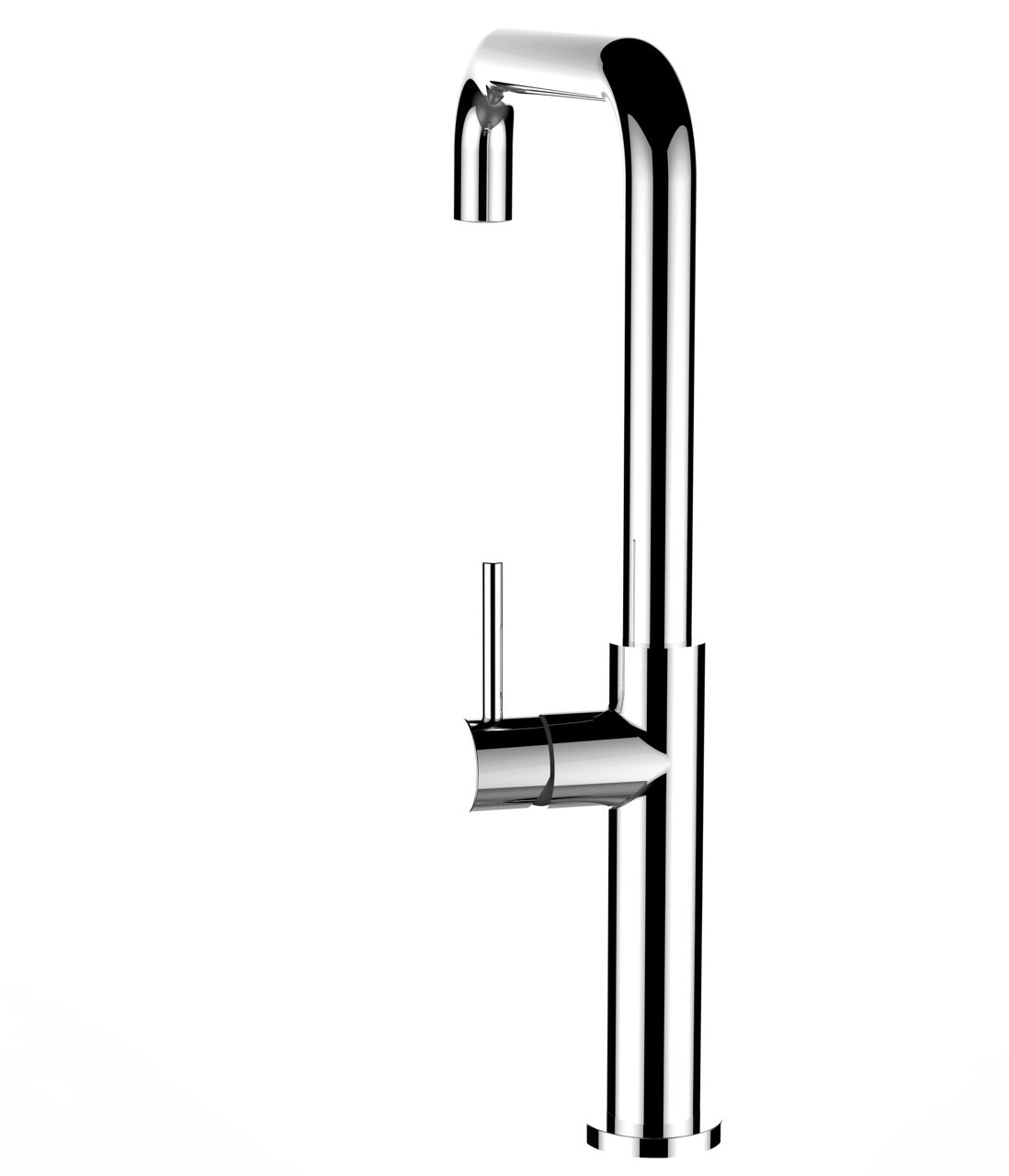 Kitchen Tap, Single lever, TC, with 360° swivel N-Spout, Chrome