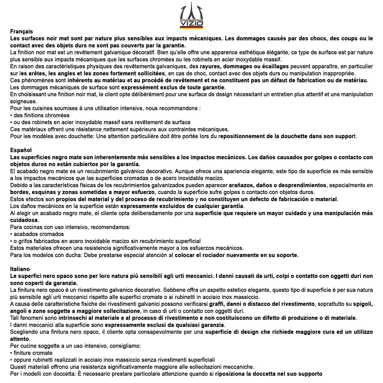 3 Way Kitchen Filter Tap, BOD, with 360° swivel spout and 2-jets removable Spray, Matte Black / White