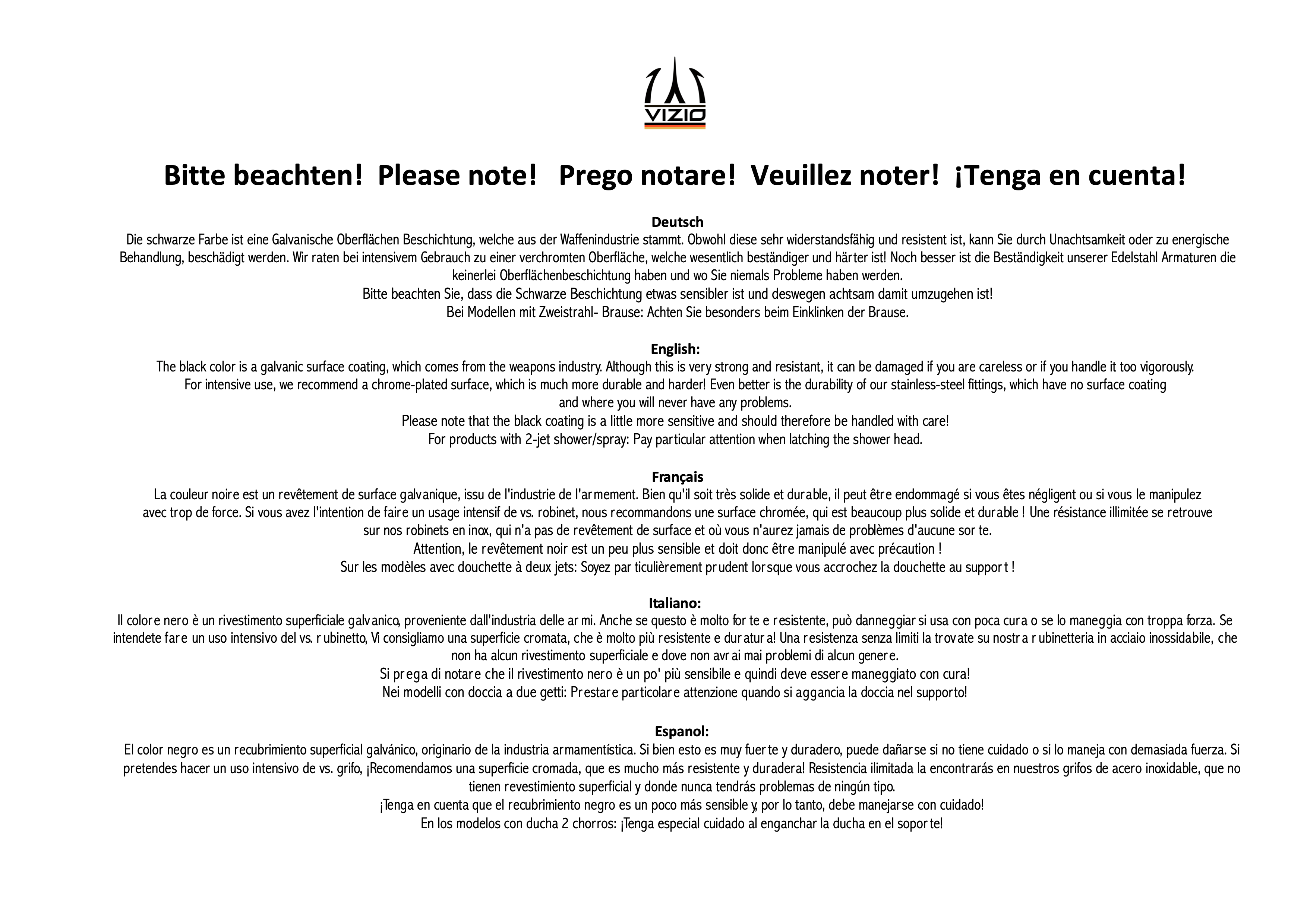 4 Way Kitchen Filter Tap, BOD, with 360° Swivel U-Spout, Matte Black