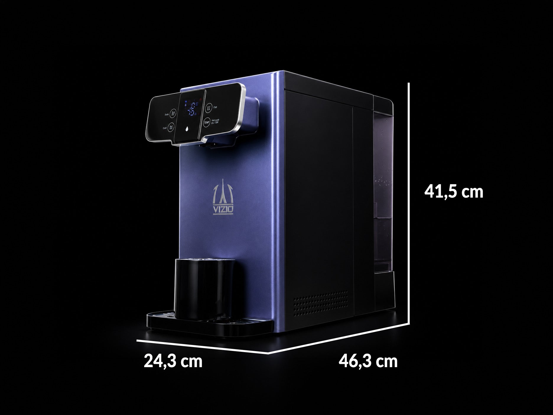 H2OMaster Countertop RO Filter & Sparkling Machine
