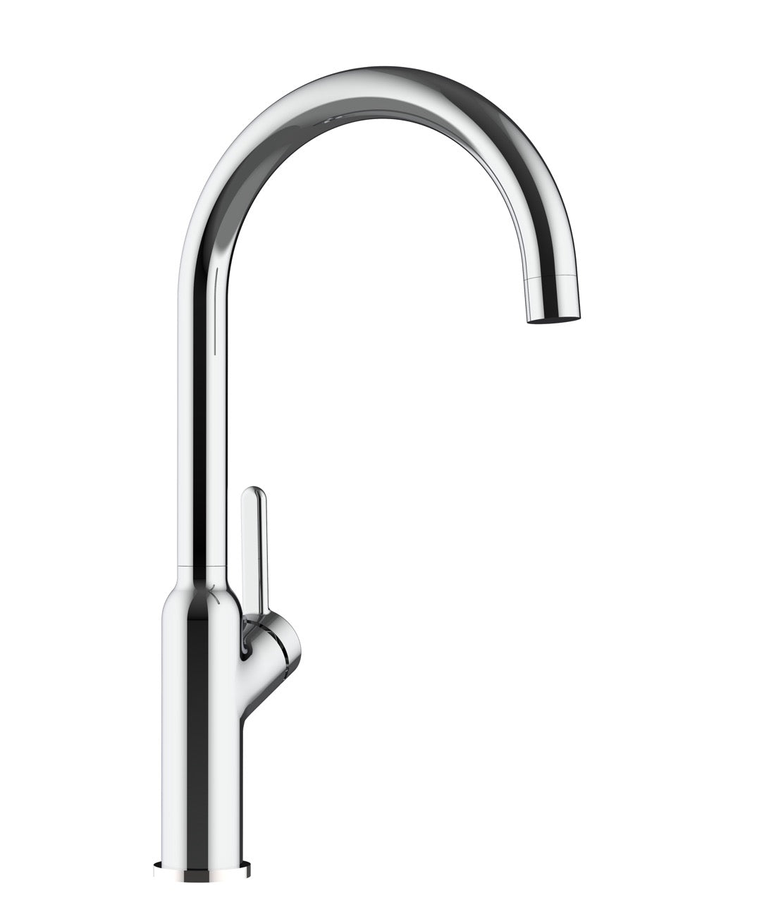 Rubinetto cucina monocomando, BOD, canna a U girevole a 360°, Cromato