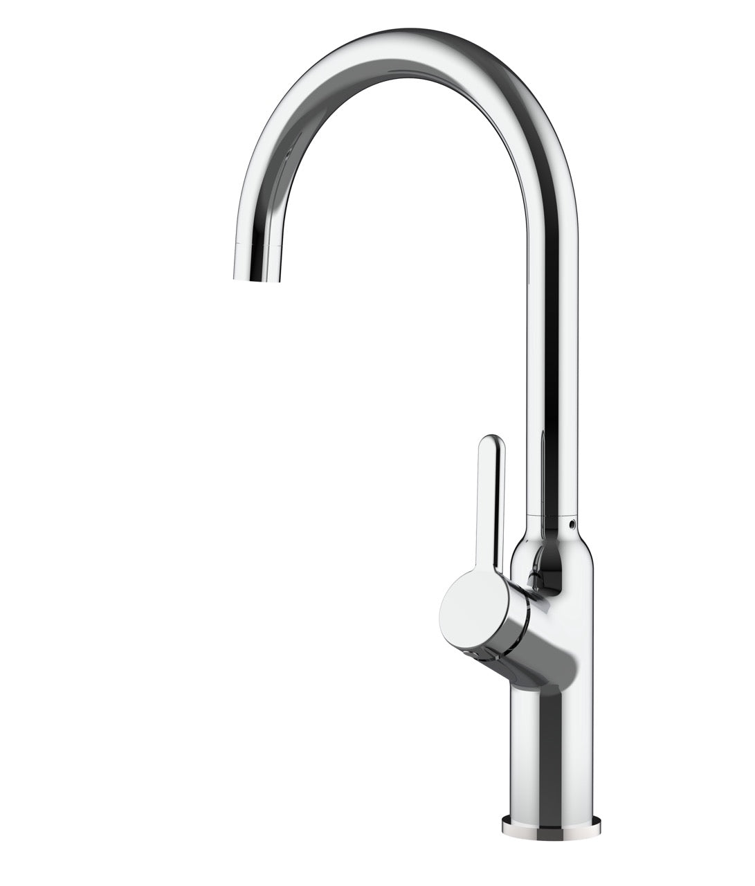 Rubinetto cucina monocomando, BOD, canna a U girevole a 360°, Cromato