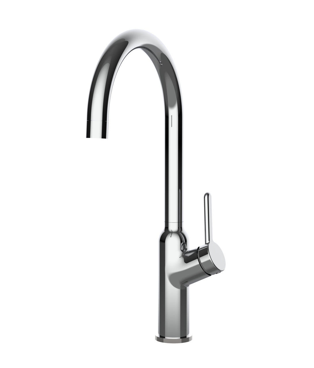 Kitchen Tap, Single lever, BOD, with 360° swivel U-Spout, Chrome