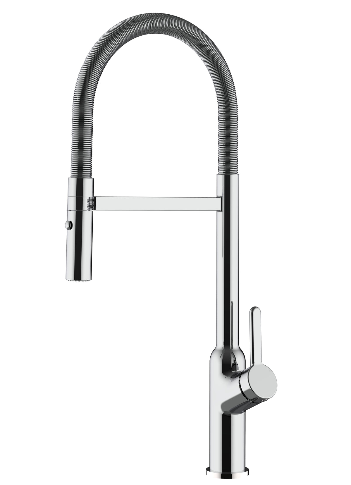 Wasserhahn Küchenarmatur, BOD, mit 360° schwenkbarem Auslauf, abnehmbare 2 strahl Handbrause, Verchromt