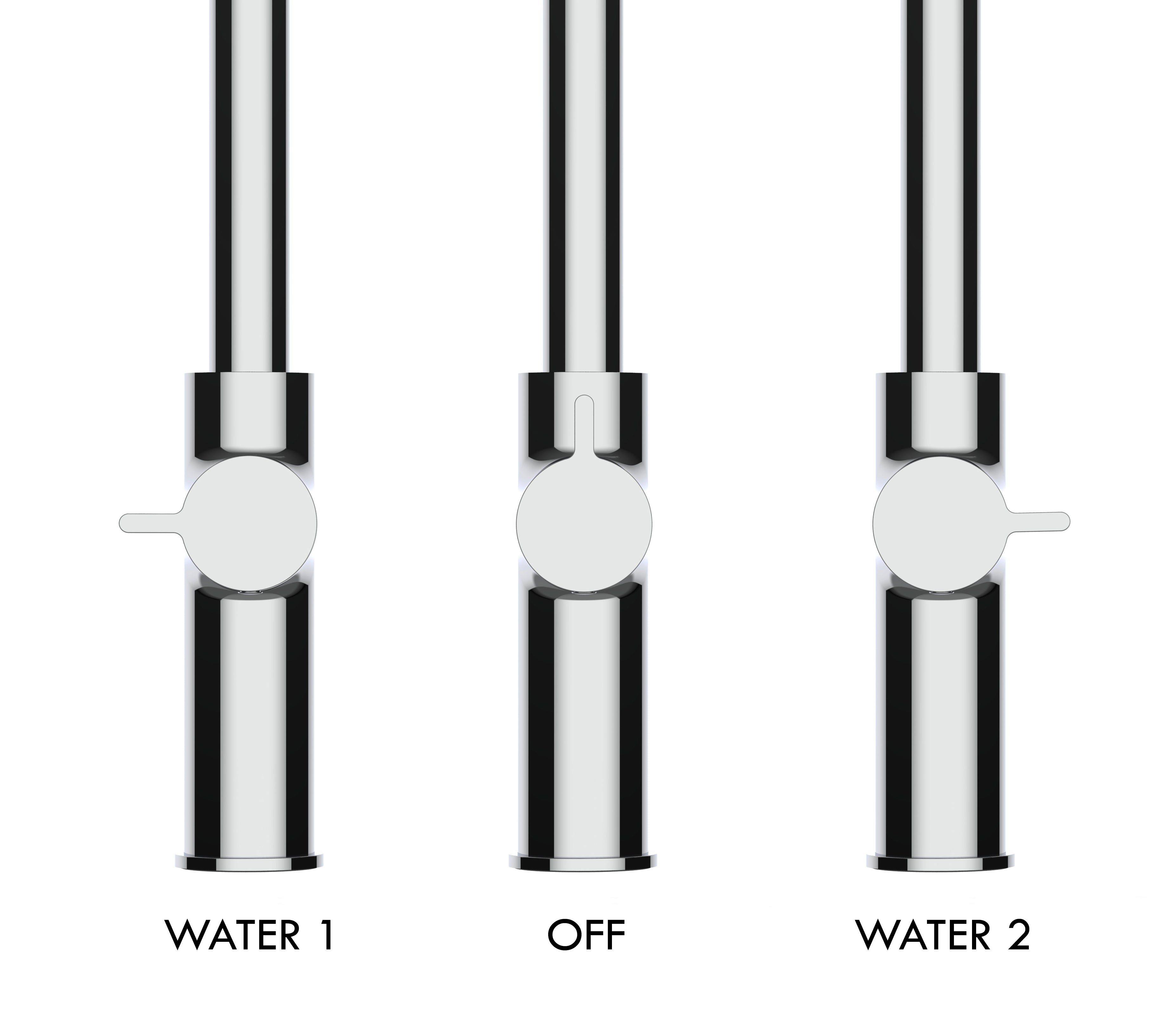 4 Way Kitchen Filter Tap, FC, with 360° Swivel L-Spout, Matte Black