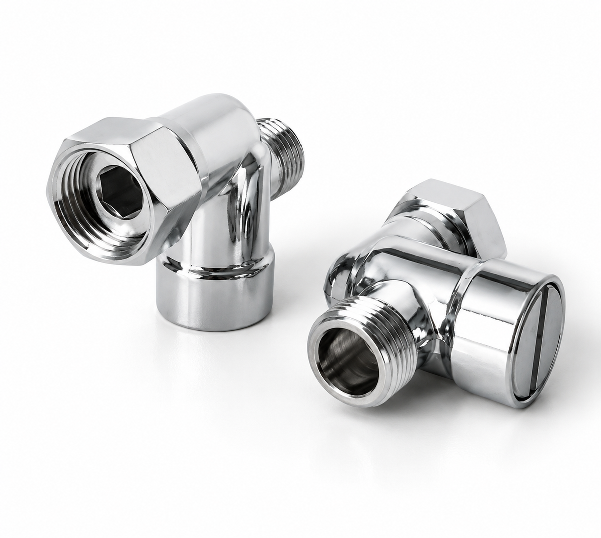 3/8” Filter nachrüstsatz für Eckventile mit 3/8” Anschluss. 2-teiliger Satz