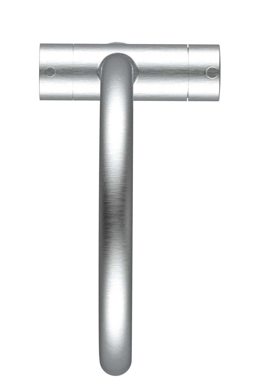 3 Way Kitchen Filter Tap in Solid STAINLESS STEEL, with 360° Swivel U-Spout, Brushed