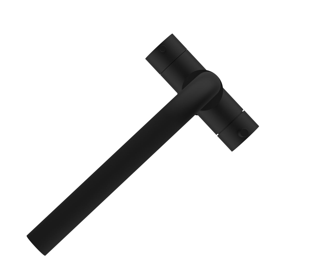 5 Way Kitchen Filter Tap in Solid STAINLESS STEEL, with 360° Swivel L-Spout, Matt Black PVD