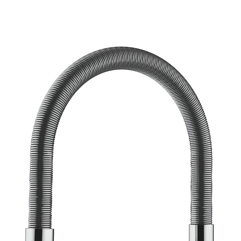 Replacement Stainless Steel Spring or Colored Silicone Spout for VIZIO Kitchen Taps with 2-jets detachable Spray