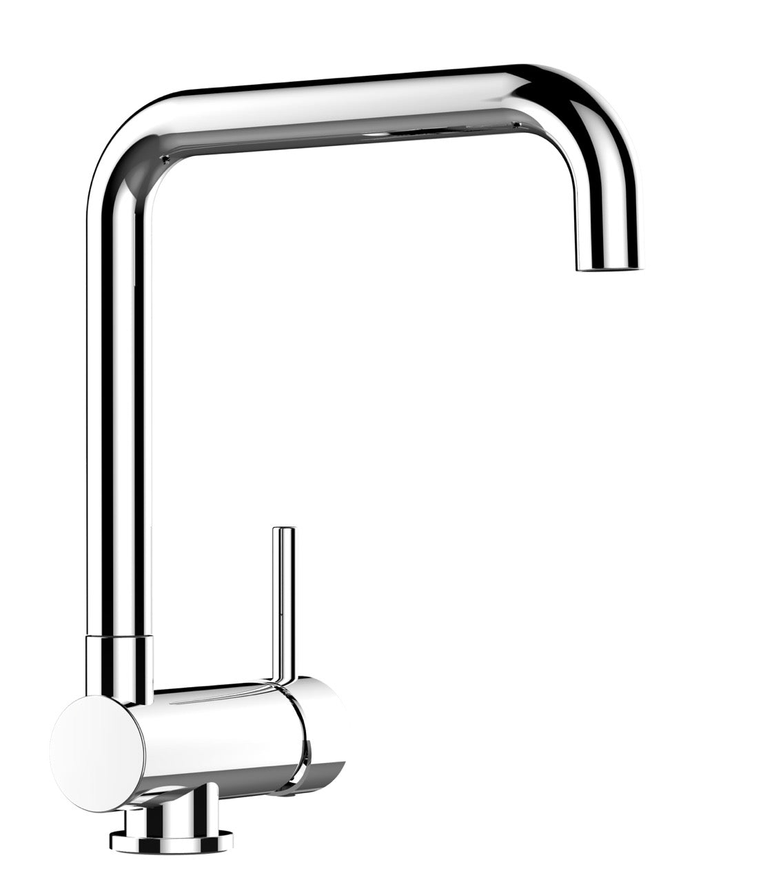 Under Window Kitchen Tap, folding spout to reach 6 cm, with 360° swivel N-Spout, Chrome