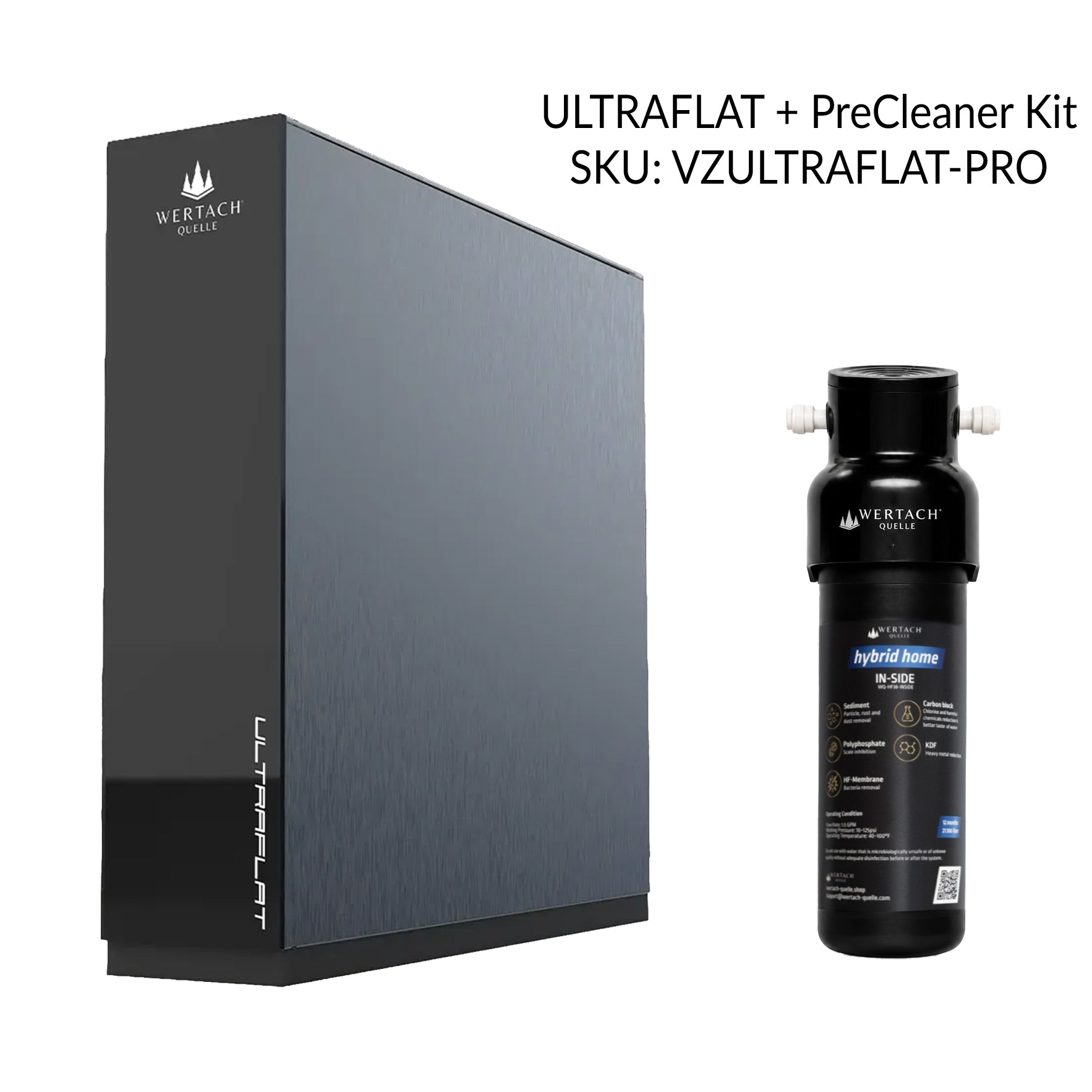 Wertach ULTRAFLAT système de filtration par osmose inverse