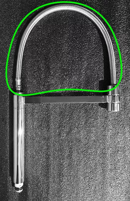 1 Piece 10×1-D15 flexible tube for flex spout cod. 181